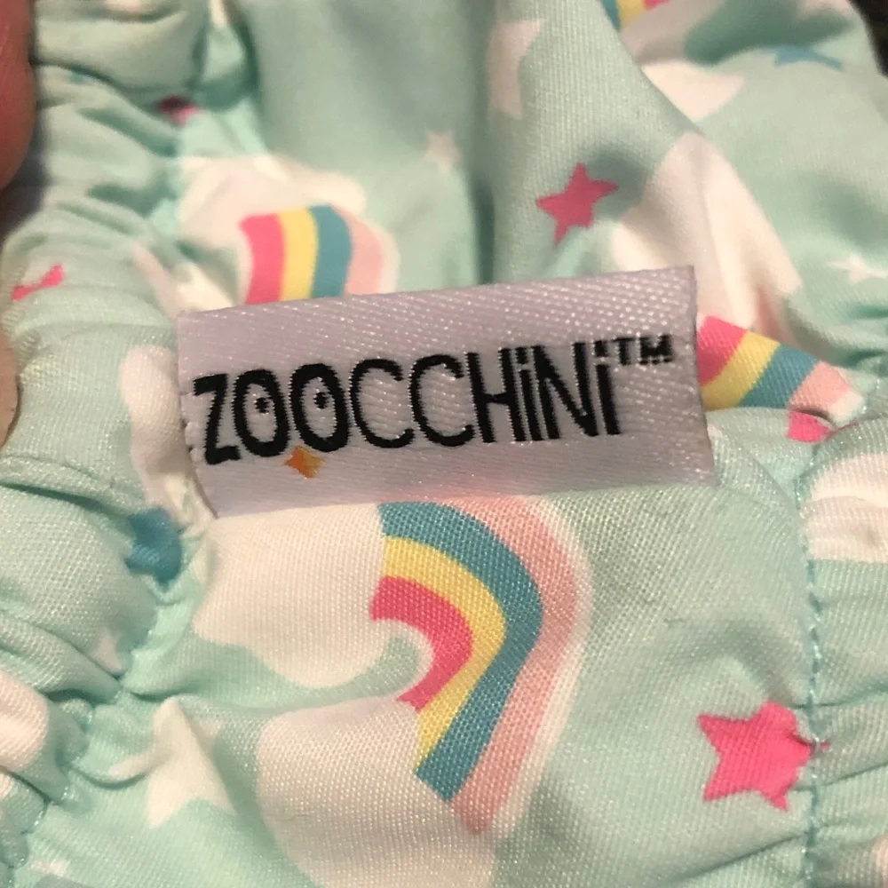Light Blue Rainbow Diaper Cover